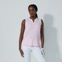 DS Massy Pink Sleeveless Polo Shirt