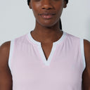 DS Massy Pink Sleeveless Polo Shirt