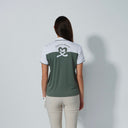 DS Sicaya Khaki and White Short Sleeve Polo Shirt