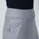 DS Sheermotion Mosaic Navy Pink Print Skort
