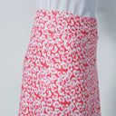 DS Sheermotion Leo Pink Coral Print Long Skort