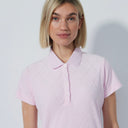 DS Terry Touch Pink Short Sleeve Polo Shirt