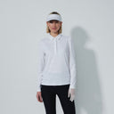 DS Passion White Jacquard Long Sleeve Polo Shirt