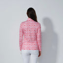 DS Sheermotion Leo Intense Coral Print Long Sleeve Shirt