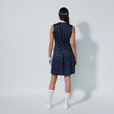 DS Clubs Dark Navy Print Sleeveless Dress