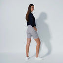 DS Magic Motif Mosaic Navy and Pink Print Shorts