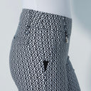 DS Magic Motif Diamond Black and White Print Shorts