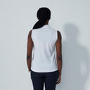 DS Fairway White Sleeveless Polo Shirt F25