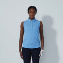 DS Fairway Sky Blue Sleeveless Polo Shirt