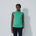 DS Fairway Green Sleeveless Polo Shirt