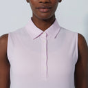 DS Fairway Pink Sleeveless Polo Shirt