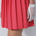 DS Pleated Intense Coral Skort