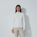 DS Rib White Cardigan