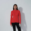 DS Rib Intense Coral Cardigan