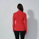 DS Rib Intense Coral Cardigan