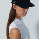 DS Sicaya White Sleeveless Polo Dress