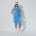 DS Sicaya Blue Sky Sleeveless Polo Dress