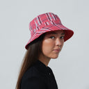 DS Golf Plaid and Intense Coral Reversible Hat
