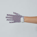 DS Mosaic Medley Navy Pink Print Sun Glove