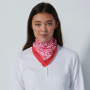 DS Leo Coral Print Scarf