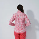 DS Flaine Leo Coral and Pink Print Rain Jacket