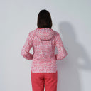 DS Flaine Leo Coral and Pink Print Rain Jacket