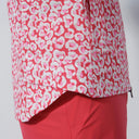 DS Flaine Leo Coral and Pink Print Rain Jacket