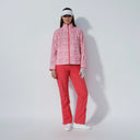 DS Flaine Leo Coral and Pink Print Rain Jacket