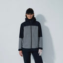 DS Faenza Diamond Black and White Print Rain Jacket