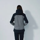 DS Faenza Diamond Black and White Print Rain Jacket