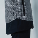 DS Faenza Diamond Black and White Print Rain Jacket