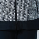 DS Faenza Diamond Black and White Print Rain Jacket