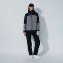 DS Faenza Diamond Black and White Print Rain Jacket