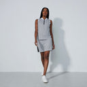 DS Merlo Black and White Stripe Sleeveless Top